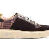 Harris Sneakers in suede rigato con dettagli in tweed^ Sneakers
